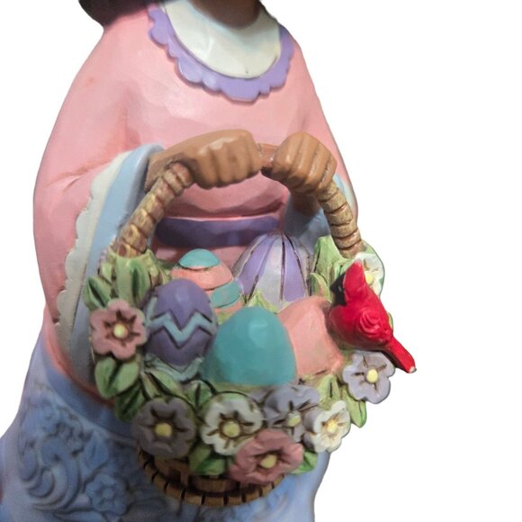 Basket Of Easter Blessings Angel Figurine Jim Shore Heartwood Creek 2021 - Picture 13 of 16